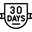 30 days money-back icon